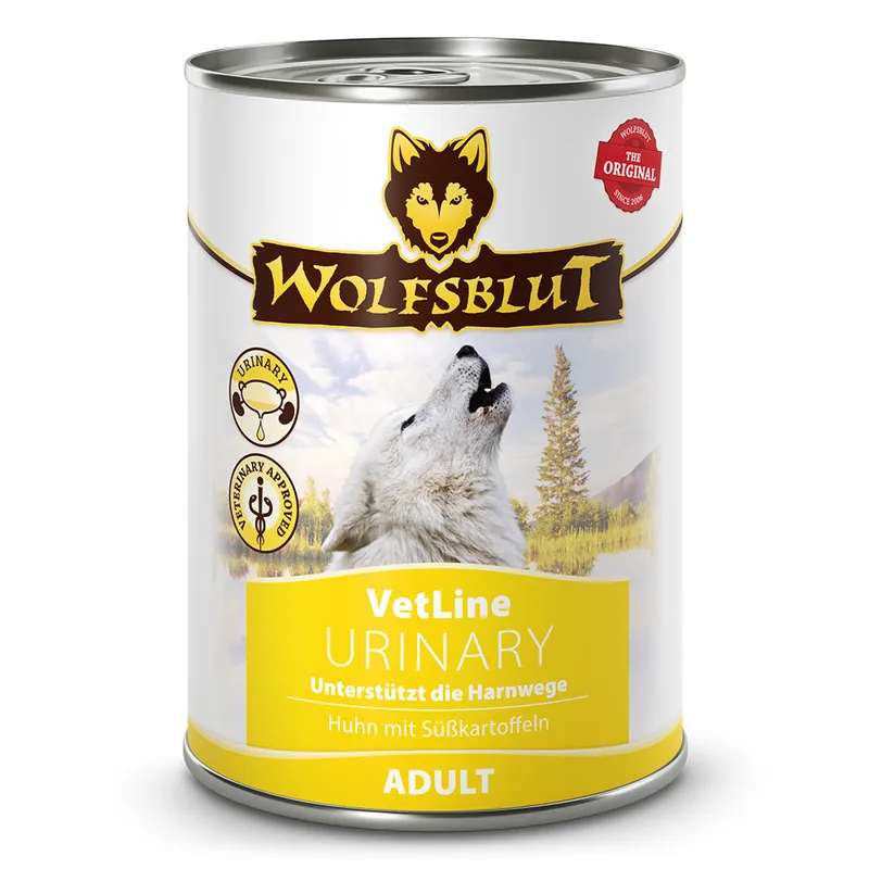 Sparpaket 24 x 395 g Wolfsblut VetLine DS Urinary Hunde Nassfutter Bestpreis